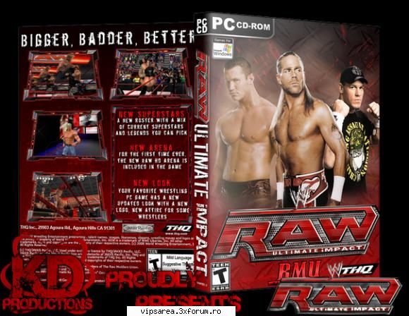 wwe raw 2009 - Procesor: 1.6GHz 512MB RAM 64MB GeForce/Radeon - ..::..**���*Jocuri Pc���**..::..